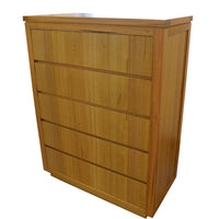 Thumbnail for Rosemallow Tallboy 5 Chest of Drawers Solid Messmate Wood Bed Storage Cabinet