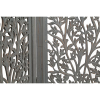 Thumbnail for Life Dig 4 Panel Room Divider Screen Privacy Shoji Timber Wood Stand - Dark Grey