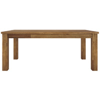 Thumbnail for Birdsville Dining Table 190cm Solid Mt Ash Wood Home Dinner Furniture - Brown