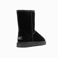 Thumbnail for Ugg Boots Genuine Australian Sheepskin Unisex Short Classic Suede (Black, EU36)