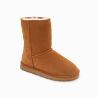 Thumbnail for Ugg Boots Genuine Australian Sheepskin Unisex Short Classic Suede (Chestnut, EU36)