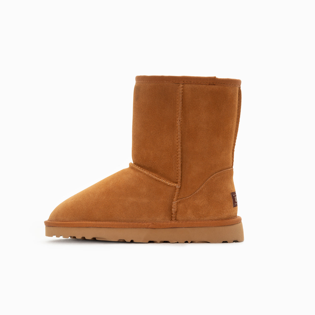 Ugg Boots Genuine Australian Sheepskin Unisex Short Classic Suede (Chestnut, EU36)