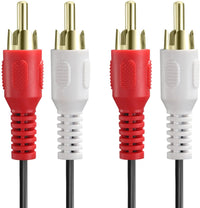 Thumbnail for 1.5M 2-RCA Male To Male Dual 2RCA Cable, 2 RCA Stereo Audio Cord Connector