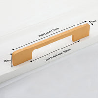 Thumbnail for Slim Design Kitchen Cabinet Handles Drawer Bar Handle Pull Gold 160MM