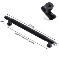 Thumbnail for Black Furniture Door Kitchen Cabinet Handle Handles Pull Pulls Cupboard 160mm