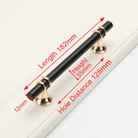 Thumbnail for Luxury Design Kitchen Cabinet Handles Drawer Bar Handle Pull Black 128mm