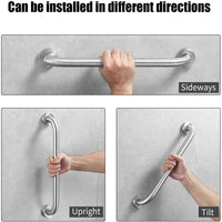 Thumbnail for 30cm Stainless Steel Handle for Shower Toilet Grab Bar Handle Bathroom Stairway Handrail Elderly Senior Assist