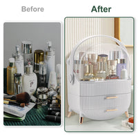 Thumbnail for Make up Organizers Storage Vanity Cosmetics Skincare Display Cases Countertop Bathroom Gifts for Women