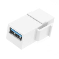 Thumbnail for Keystone Jack-USB 3.0 A Female to A Female Coupler Adapter wall plate