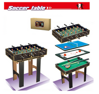 Thumbnail for 4 in 1 Soccer Table Foosball Pool Hockey Table Tennis for Kids 3+