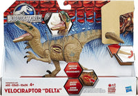 Thumbnail for Hasbro Jurassic World Growler Velociraptor “Delta” with Lights and Sound 4+