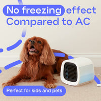 Thumbnail for Evapolar evaCHILL - Personal Portable Air Cooler and Humidifier, with USB Connectivity and LED Light, White