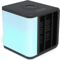 Thumbnail for Evapolar evaLIGHT Plus Personal Portable Air Cooler and Humidifier, Desktop Cooling Fan, for Home and Office, with USB Connectivity and Colorful Built-in LED Light, Black (EV-1500)