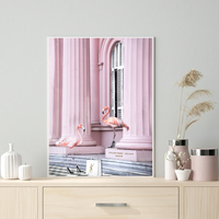 Thumbnail for Interior Ave - Saint Pink - 90cm x 60cm White Framed Artwork