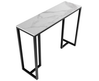 Thumbnail for Interior Ave - Stone Marble Console - Marble & Black