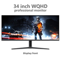 Thumbnail for 34 Inch Ultrawide 3440x1440 HDMI DP 165Hz 1000:1 Flat LED Gaming Monitor