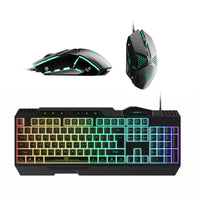 Thumbnail for Mouse Keyboard 2 In 1 Backlight Gaming Breathing Rainbow LED Combo for PC Laptop