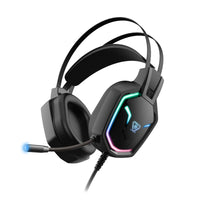 Thumbnail for 7.1 Surround RGB Gaming Headset Automatic Adjustment Headband Rainbow Light