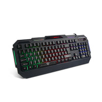 Thumbnail for Rainbow Backlit Gaming Keyboard 4-fn + Multimedia Key and Windows Lock USB 2.0