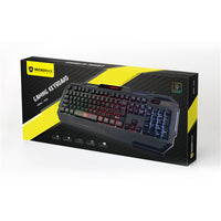 Thumbnail for Rainbow Backlit Gaming Keyboard 4-fn + Multimedia Key and Windows Lock USB 2.0