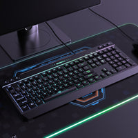 Thumbnail for RGB Gaming Keyboard 8 Mode Light Effect 19 Game Anti Ghosting Keys 6 Function AU