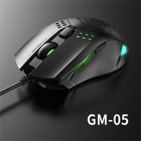 Thumbnail for PC Gaming Mouse LED Optical Sensors DPI 6 Buttons USB Wired For Computer Laptop
