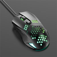 Thumbnail for PC Gaming Mouse LED Optical Sensors DPI 6 Buttons USB Wired For Computer Laptop