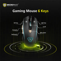 Thumbnail for Gaming Mouse Rainbow Wired Breathing LED 6 Buttons DPI Switch Hi Performance PC