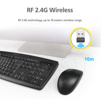 Thumbnail for Mouse Keyboard Desktop Computer PC Laptop Wired Combination Interface Black