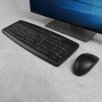 Thumbnail for Mouse Keyboard Desktop Computer PC Laptop Wired Combination Interface Black