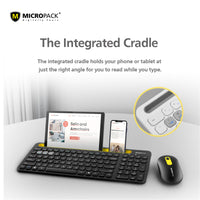 Thumbnail for Bluetooth Wireless PC Keyboard Mouse Set For Computer Laptop Power Saving PC