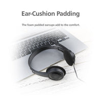 Thumbnail for 3.5mm Multi Device Stereo Headset Adjustable Headband Noiseless Volume Control