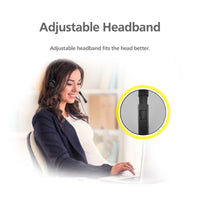 Thumbnail for 3.5mm Multi Device Stereo Headset Adjustable Headband Noiseless Volume Control