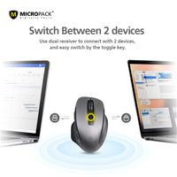 Thumbnail for Wireless Mouse Computer Laptop PC 10M USB Receiver Compatible Multiple Device