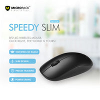 Thumbnail for 2.4G Wireless Mouse Approx 10 M Range USB Receiver-Color Box(Black)