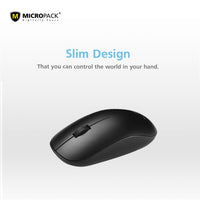Thumbnail for 2.4G Wireless Mouse Approx 10 M Range USB Receiver-Color Box(Black)