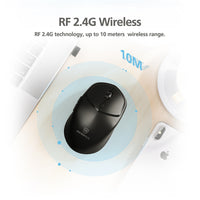 Thumbnail for 2.4G Wireless Mouse 1600 DPI Nano Receiver for Laptop PC Macbook Optical Sensor
