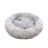 Thumbnail for Pawfriends Dog Cat Pet Calming Bed Washable ZIPPER Cover Warm Soft Plush Round Sleeping 120cm