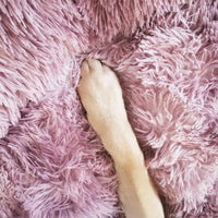 Thumbnail for Pawfriends Dog Pet Cat Calming Bed Beds Large Mat Comfy Puppy Fluffy Donut Cushion Plush 70
