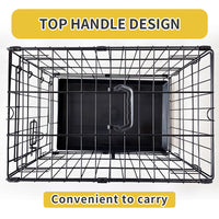 Thumbnail for 48 Inch Pet Dog Cage Kennel Metal Crate Enlarged Thickened Reinforced Pet Dog House