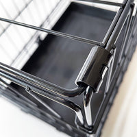 Thumbnail for 48 Inch Pet Dog Cage Kennel Metal Crate Enlarged Thickened Reinforced Pet Dog House