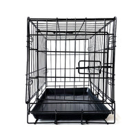 Thumbnail for 48 Inch Pet Dog Cage Kennel Metal Crate Enlarged Thickened Reinforced Pet Dog House