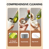 Thumbnail for Cleanix Multi-purpose Cup Cleaning Brush Three-in-one Gap Cup Brush Cleaning Tool