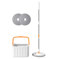 Thumbnail for Cleanix Clean Sewage Separation Mop Rotary Hand-Wash-Free Flat Suction Orange white