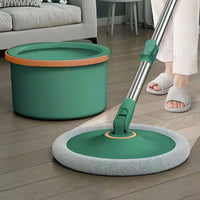 Thumbnail for Cleanix Clean Sewage Separation Mop Rotary Hand-Wash-Free Flat Suction Green