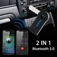 Thumbnail for Mobax Car Bluetooth Wireless Transmitter Receiver Audio Adapter 3.5mm Speaker