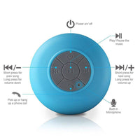 Thumbnail for Mobax Mini Portable Large Suction Cup Bluetooth Speaker Stereo Music Outdoor Black