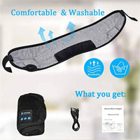 Thumbnail for Mobax Wireless Bluetooth 5.0 Stereo Eye Mask Headphones Earphone Sleep Music Mask