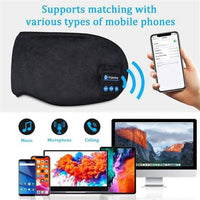 Thumbnail for Mobax Wireless Bluetooth 5.0 Stereo Eye Mask Headphones Earphone Sleep Music Mask