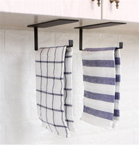 Thumbnail for Cookingstuff Iron Kitchen Paper Cabinet Hanging Rack Roll Shelf Hole Free Wall Mounted